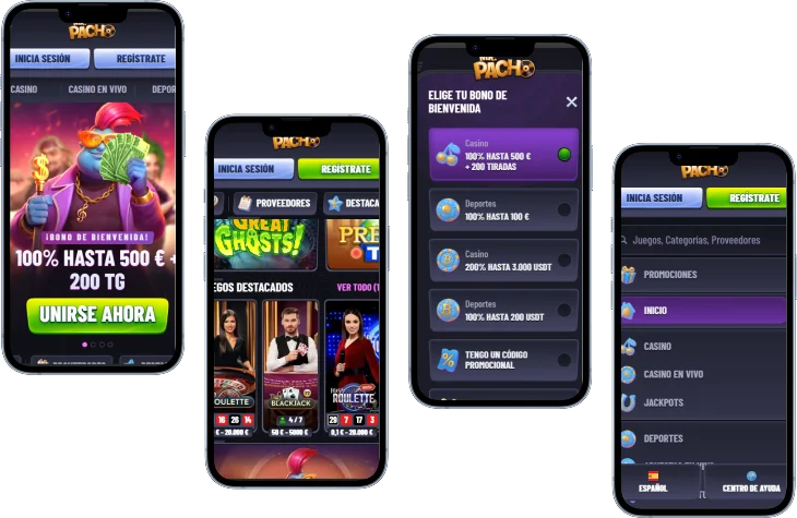 MrPacho Casino App Móvil MrPacho Casino app móvil con bonos, juegos y promociones
